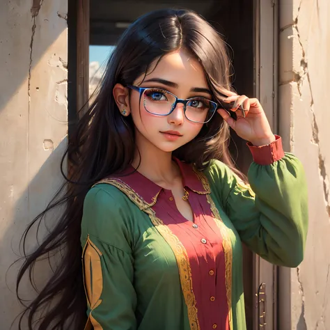 Pakistani glasses girl