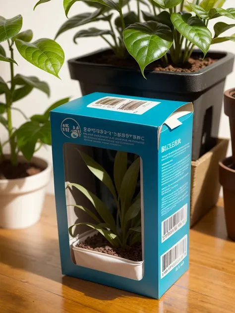 blister pack with plants