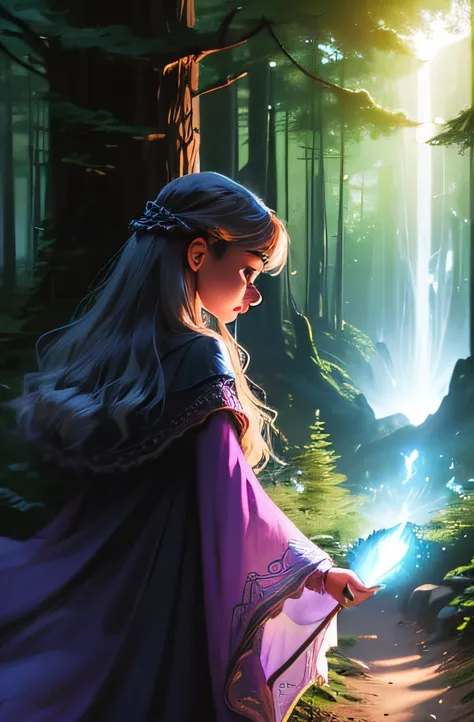 A hidden power, within Lunas (girl) grasp,
In the rhythm of discovery, a magical clasp.
The Enchanted Forest, a realm so vast,
In the heart of the journey, the magic would last.