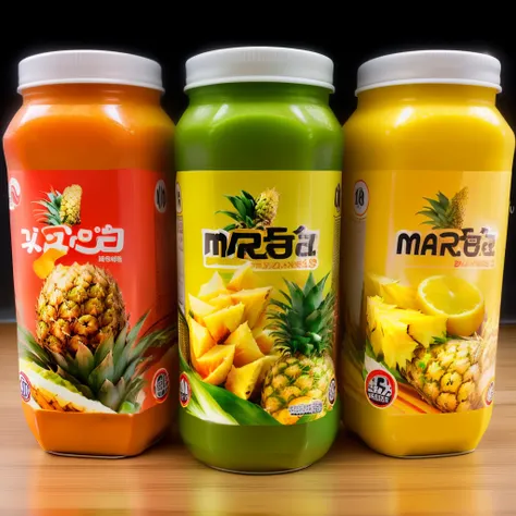 Maratá juice packaging pineapple flavor