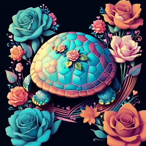 ) ((((cute turtle with flowers and hearts) ((Mikey)) - Criador: Walt Disney2023) ), ,, ( Walt Disney acolchoamento ,multidimensional geometric wall PORTRAIT, arte, Chibi,
Yang08k, lindo, Colouring,Rose
Primary works, qualidade superior, melhor qualidade, A...