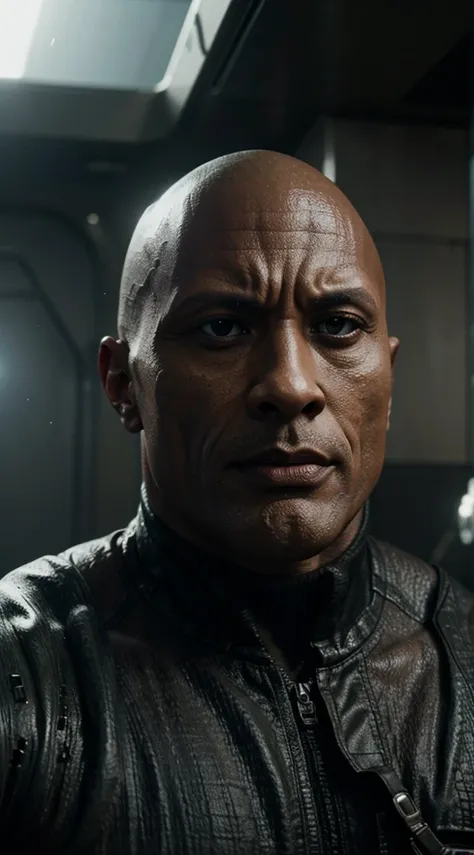 Generate realistic and menacing alien adversaries that Dwayne Johnsons character confronts in the Empire, highlighting their unique and intricate extraterrestrial features in 8K.