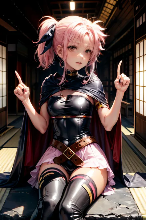 latex, ((anatomically correct hand:1.5)), anime, sexy, ((the costume is made of metal:1.5)), ((in kyoto animation style:1.5)), s...