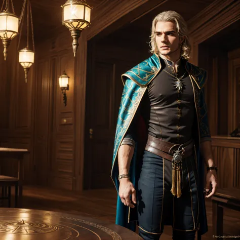Henry_Cavill as The_Witcher Geralt_de_Rivia chef-d' Van_Gogh Masterpiece ultra UnrealEngine5 Cinematic Kingdom deep path castle equirectangular Urban meticulously intricate ultra_high-details ultra_high-res ultra pro-Photorealistic ultra_high-quality ul...