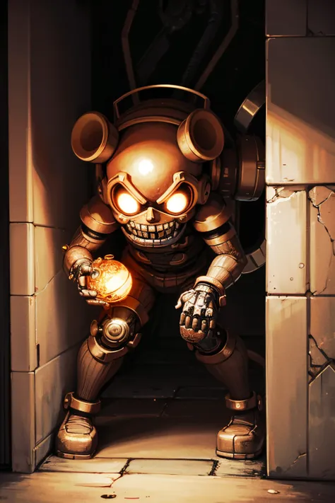 molten freddy thwoing it back in an alley