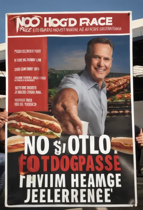 A photo of the CEO of Costco holding a sign that says No to Hotdog Price Increase!,original,Costco CEO is Craig Jelinek, male