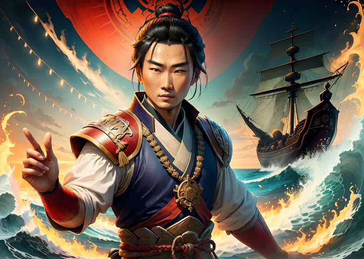 Zheng He&#39;s voyages to the West poster