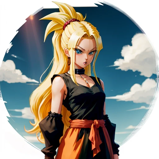 Dragon ball Z custom character with long hair