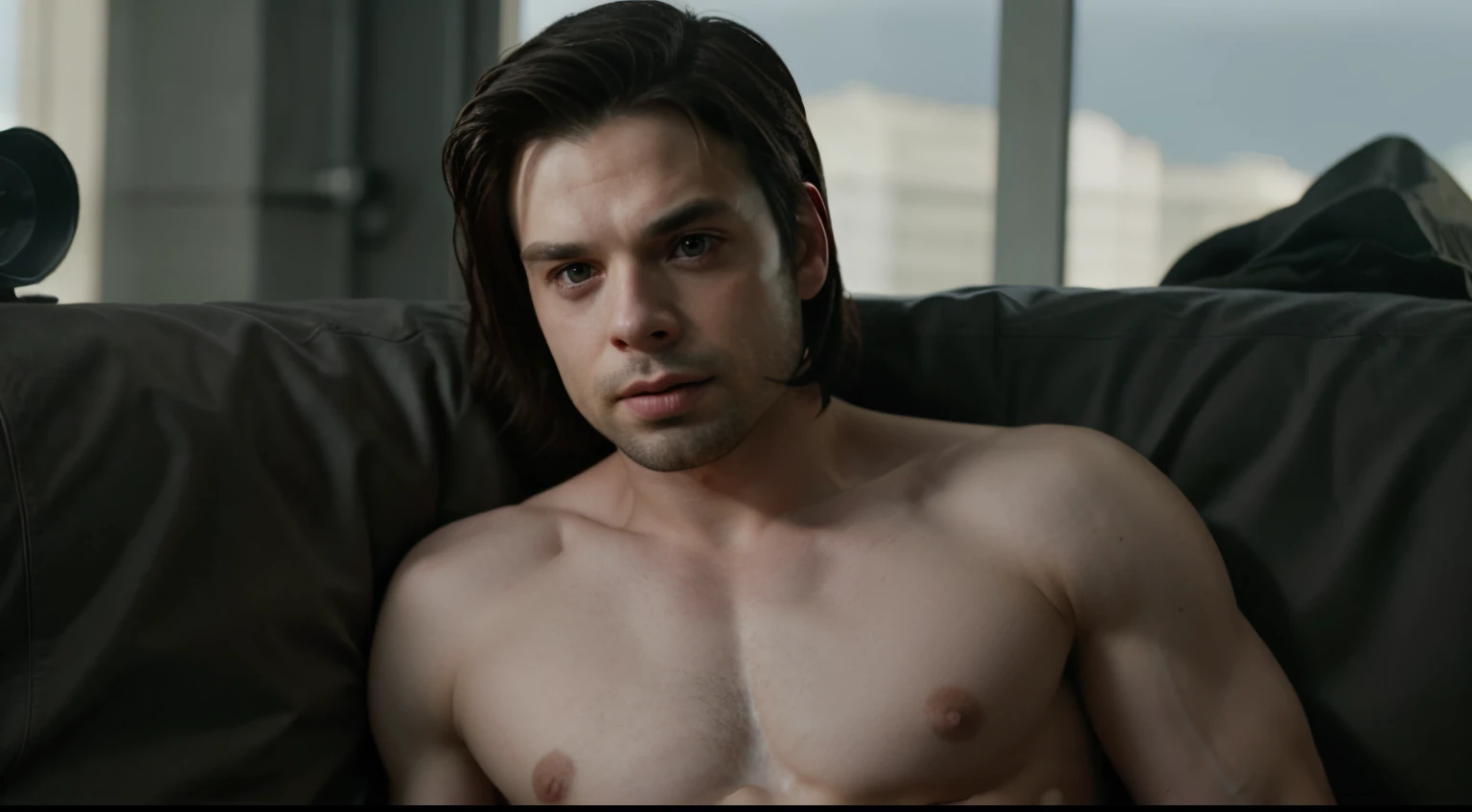 bucky barnes from marvel shirtless