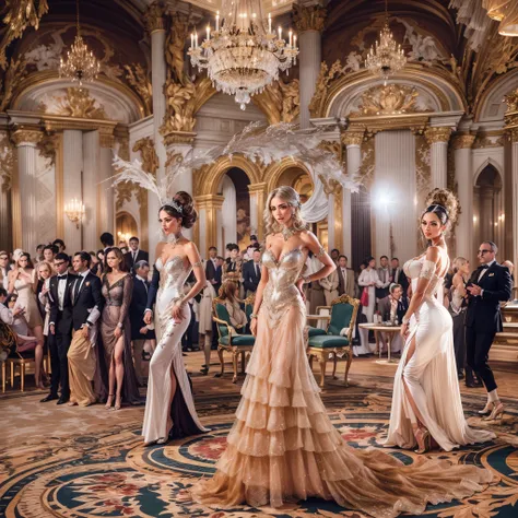 "Explore a grandiosidade da festa mais luxuosa de 1971, Destacando os trajes extravagantes, os convidados proeminentes, the opulent decoration and the remarkable moments that made this celebration a milestone in the history of high society parties. Highlig...