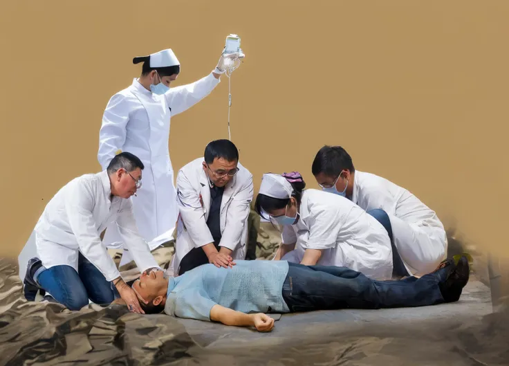 The doctor is rescuing a patient, medicine, nursing, Medical photography,Xinhua News Agency photo aesthetic shooting, the doctor, photo shot, Realphotos, very accurate photo, the scientist, viral image, nurses, photoillustration, you were before, emergency...