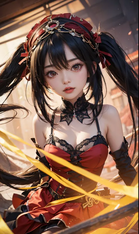 Realistic, Tokisaki Kurumi (date a live), ultra detail, masterpiece, high quality