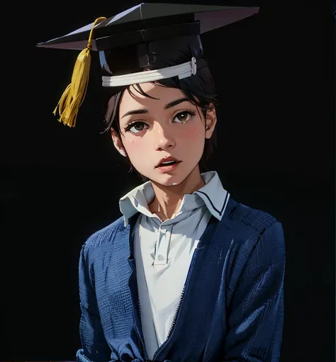 Arafed image of a man wearing graduation cap and gown., Graduation photo, wearing an academic gown, estudiante, Postgrado, Foto tomada en 2 0 2 0, fotosesperadas, Editado en Photoshop, potrait, Foto Profesional, Ash Thorp Khyzyl Saleem, Hecho con Photoshop...