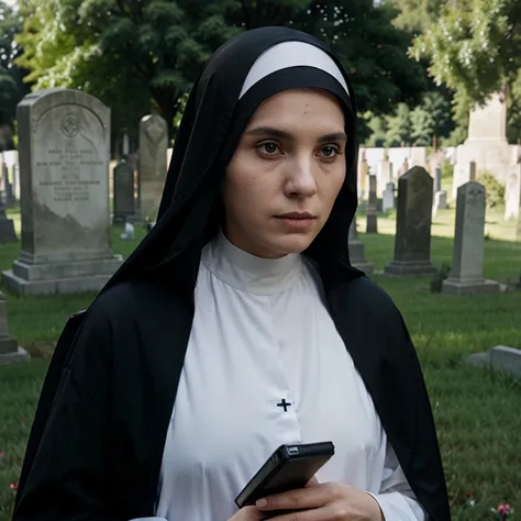 Nun possessed in the cemetery