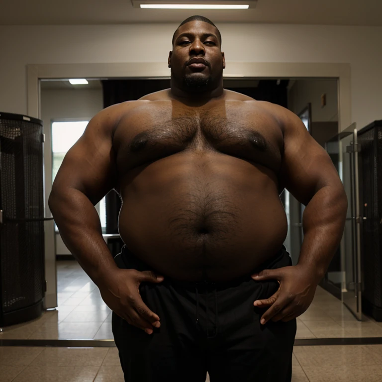 A black guy, 440 pounds,6’6