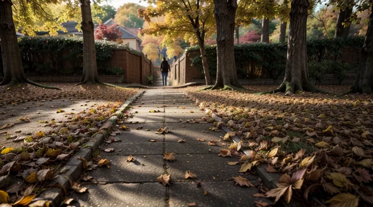 (best quality,4k,8k,highres,masterpiece:1.2),ultra-detailed,realistic
fallen leaves,vibrant colors,nature,autumn,red and orange tones,dappled sunlight,crunching footsteps