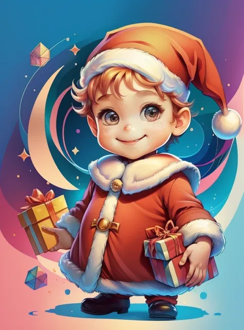 ) ((((cute baby santa claus smiling with lots os gifts) ((Mikey)) - Criador: Walt Disney2023) ), ,, ( Walt Disney acolchoamento ,multidimensional geometric wall PORTRAIT, arte, Chibi,
Yang08k, lindo, Colouring,Rose
Primary works, qualidade superior, melhor...