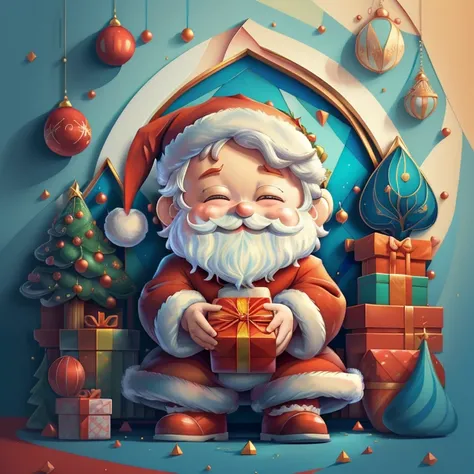 ) ((((cute baby santa claus smiling with lots gifts and christmas tree) ((Mikey)) - Criador: Walt Disney2023) ), ,, ( Walt Disney acolchoamento ,multidimensional geometric wall PORTRAIT, arte, Chibi,
Yang08k, lindo, Colouring,Rose
Primary works, qualidade ...