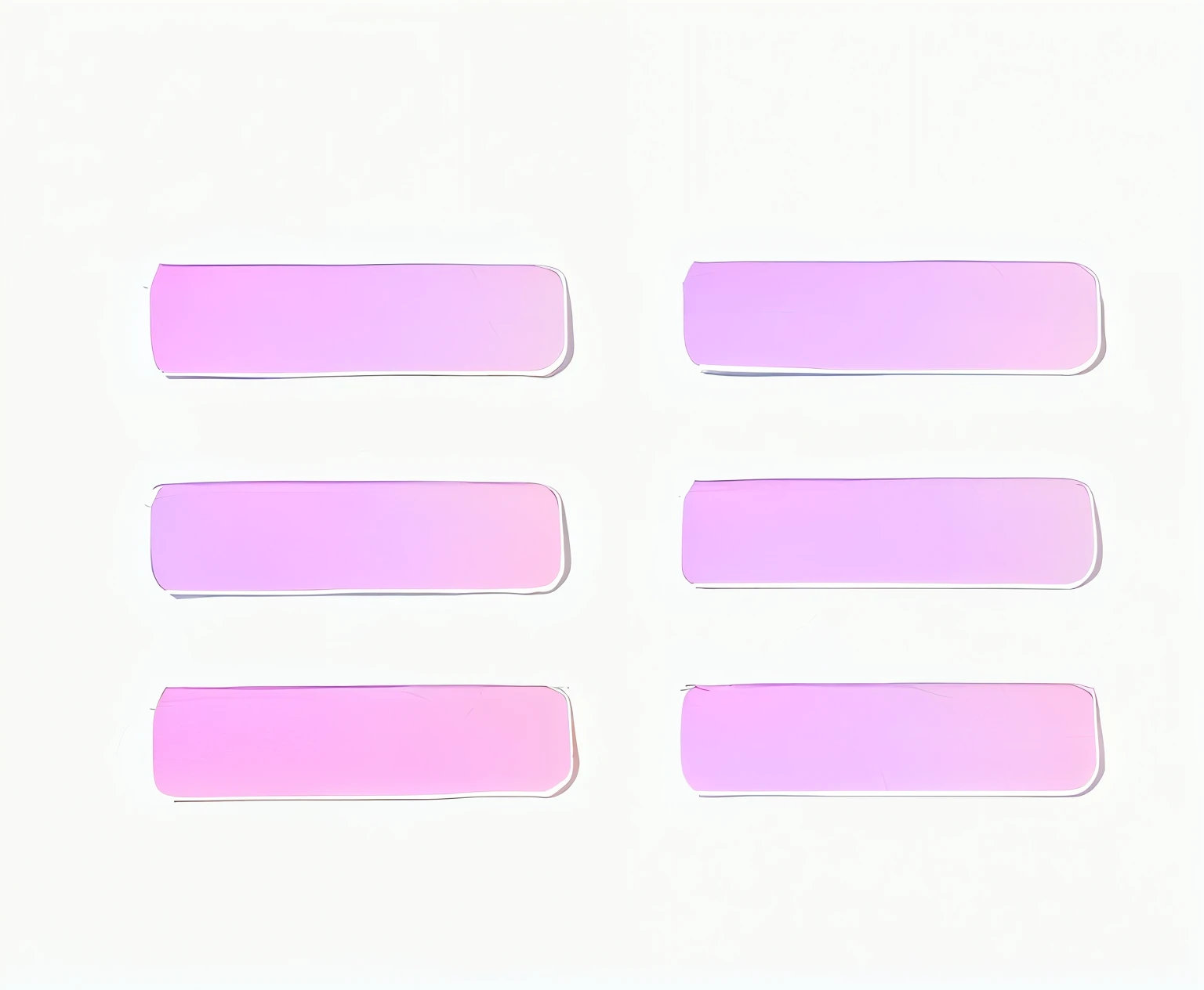 Twitch channel panels, a close-up of a sticky pink strip of paper with a white background, minimalist pink palette, translucent pastel panels, pastel pink, light pink shades, Purple crystal glass inlays, pink background, pastel pink, pastel purple backgrou...