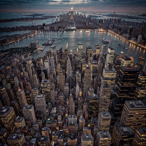 A Ios Wallpaper format of new york city in 4k.