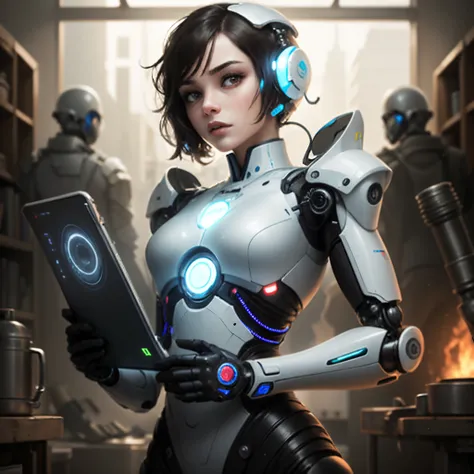 New era female robot, sense of technology, sense of intelligence --auto --s2