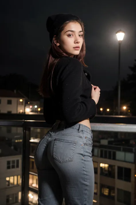 ((best quality)), ((masterpiece)), (detailed),perfect face, fujifilm, dim light, 18 years old, in home, cute face, detailed eyes, beautiful eyes, round ass ,  slim body,  indian girl, brown skin,  black and pink hair, black eyes, beautiful, instagram model...