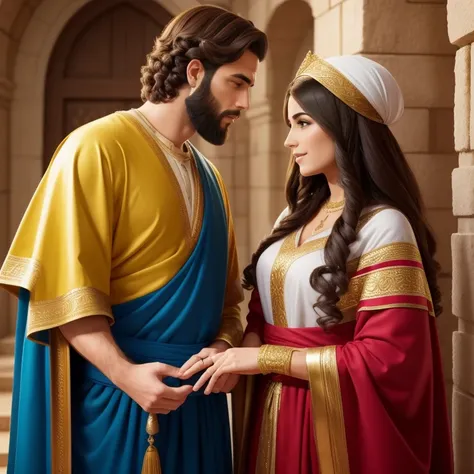 make a beautiful perfect biblical Jewish men and women