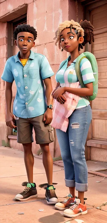 they are standing outside of a building with a  black man and a black woman, lovely black couple, 😭🤮 💔, photo taken in 2 0 2 0, couple, in africa, vacation photo, 😭 🤮 💕 🎀, ((oversaturated)), photo taken in 2023 , couple pose, album photo, thought provoking...