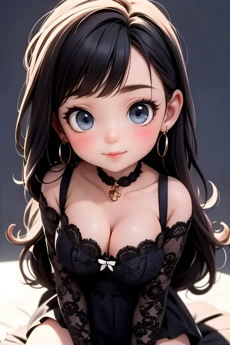 a cute doll in sexy outfit