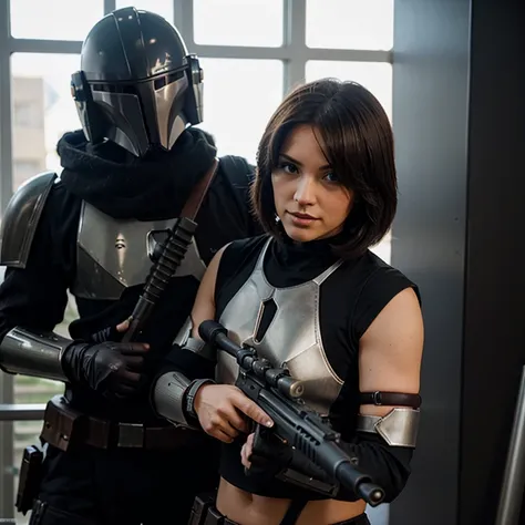 Femboy mandalorian with sniper