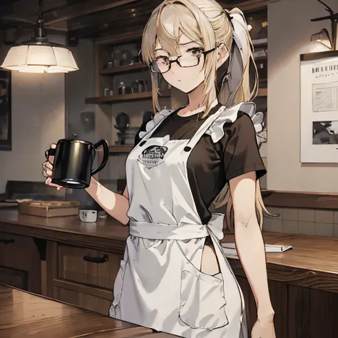 ⓪action： drinking coffee, (coffee mug:1.4) ①quality：(ultra-detailed:1.3), masterpiece, 8k, extremely detailed cg, (1 girl), perf...