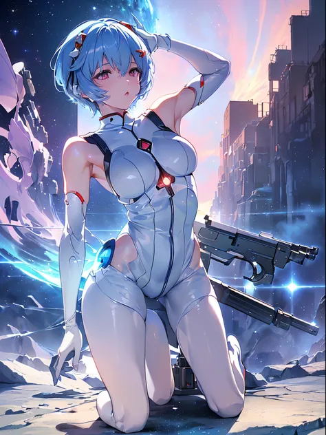 (((ayanami rei))),1girl in,solo,(masutepiece,best quality, official art, beautiful and aesthetic:1.2),(超a high resolution, (4k),...