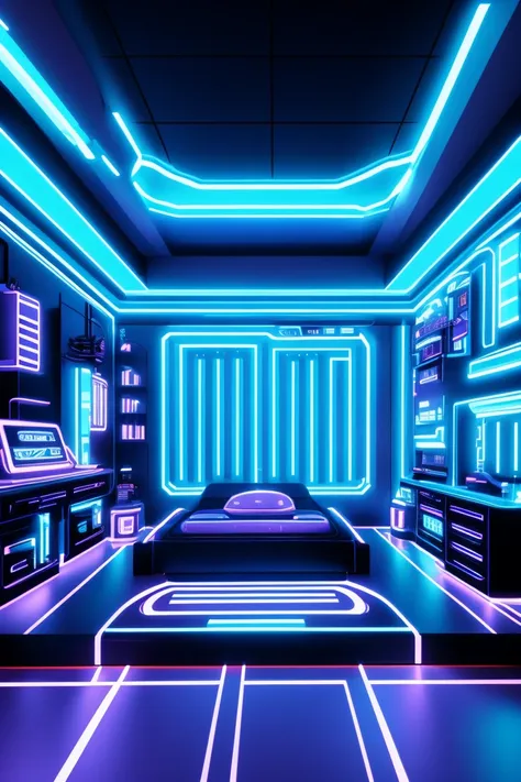 Tron style room