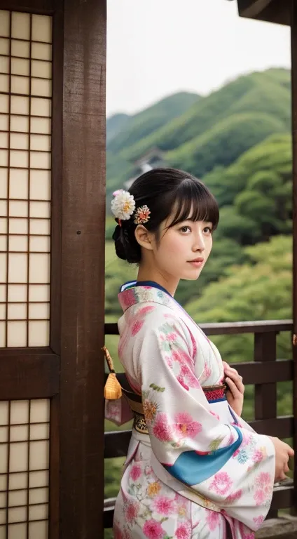 A Japanese Lady,kimono,NSFW,infp young woman,shrines