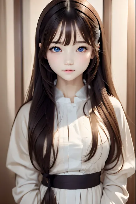 ((high-level image quality、​masterpiece：1.4))、女の子1人、The upper part of the body、body clothes、、kawaii faces、美丽的面容、beautidful eyes、a beauty girl、Kawaii Girl、Perfect face shape、Crazy、Realistic proportions、Dynamic Poses、high détails、Convoluted、intricate-detail、...