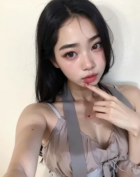 un primer plano de una mujer con una corbata alrededor del cuello, ulzzang, Chica coreana, Hermosa mujer surcoreana, Hermosa joven coreana, Hermosa joven coreana, beautiful asian girl, Jinyoung Shin, young cute wan asian face, Foto de Slim Girl, Heonhwa Ch...