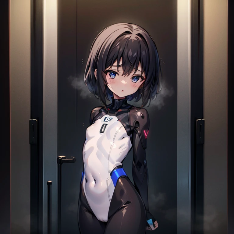 Android Girl, Petite, body suit, tiny chest, Cool