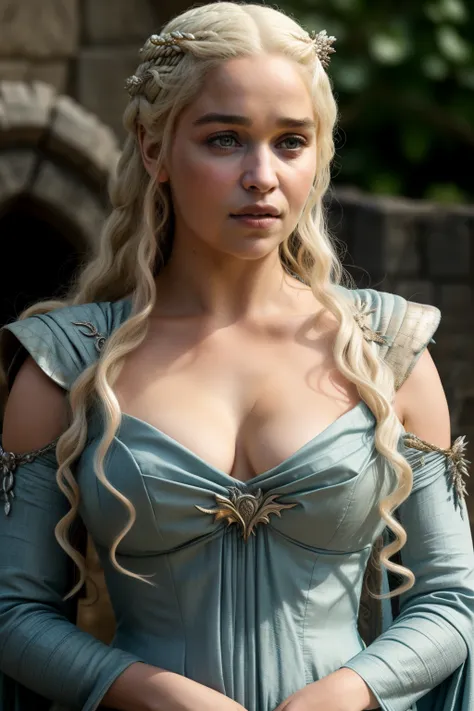 masterpiece, daenerys targaryen, gorgeous woman, queen, queen lady, princess of dragonstone, black mole on breast, the unburnt, ...