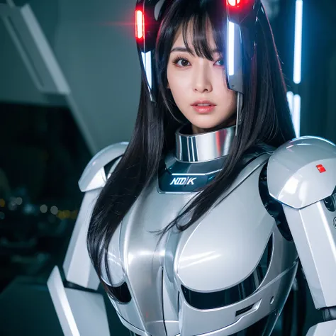 titles：Big tits mature robot JUNKO々Junko Kimoto(43 yeas old)A Japanese woman volunteered herself and was modified into a robot called ne-001 JUNKO.A classic robot body with a plump body line in silver metallic from the neck down.Long black hair.Antenna-sha...