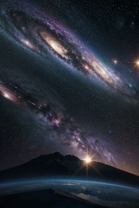 make me a top quality galaxy background picture