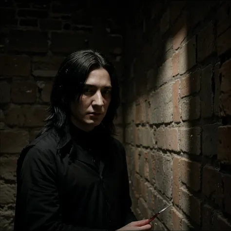 young severus snape, self harming, cutting, blood, pain