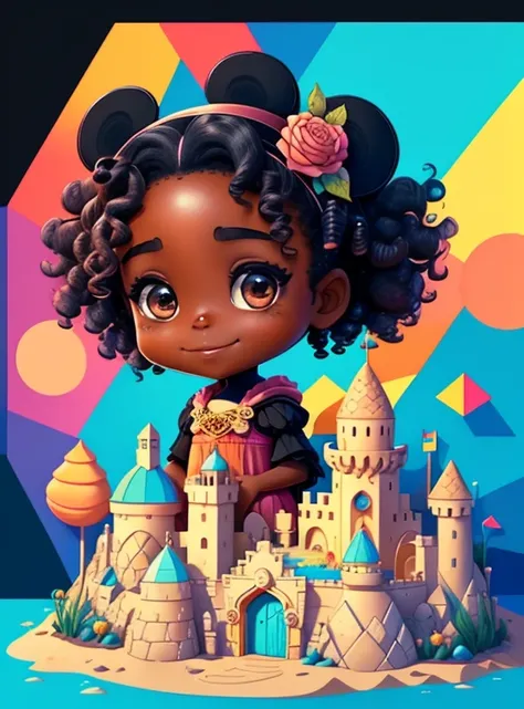 ) ((cute black baby girl with curly hair smiling in beach with a sand castle)) ((Mikey)) - Criador: Walt Disney2023) ), ,, ( Walt Disney acolchoamento ,multidimensional geometric wall PORTRAIT, arte, Chibi,
Yang08k, lindo, Colouring,Rose
Primary works, qua...