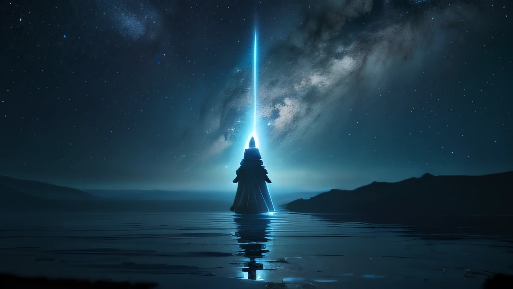 Embark on a journey of cosmic meditation as you join a Jedi in deep contemplation on a distant alien world. Imagine a serene landscape with pristine oceans stretching as far as the eye can see, reflecting the glow of twin moons in the night sky. The air is...