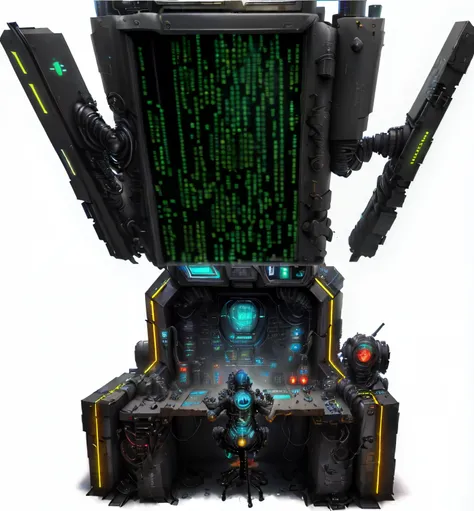 sci-fi computer, sci-fi skin, cybernetic shrine, cyberpunk machine, futuristic computer, iridescent cybernetic processor, cyberpunk marketplace, ingame image, scifi machine, cybernetic culture research unit, portrait of a cyberpunk machine, sci-fi vending ...