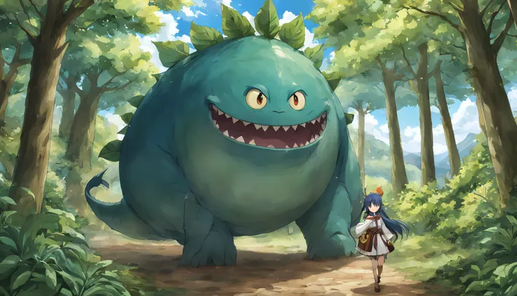 monstro em formato de planta, anime isekai