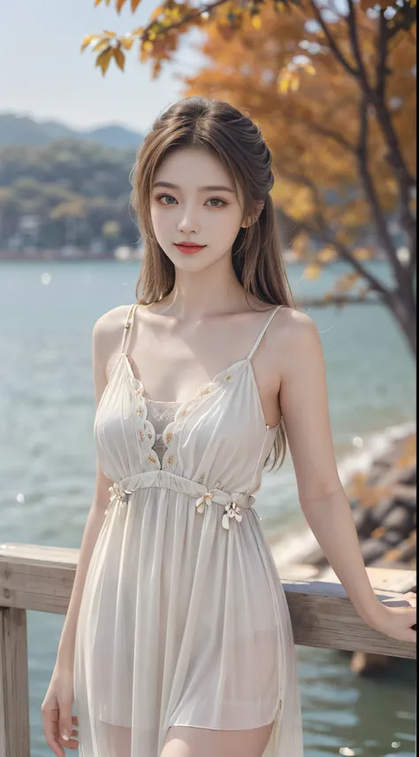 Sweet girl clothes10,korean dress,, fashi-girl. red lips, mature female, makeup, ((Random shooting angles)), (best quality, masterpiece:1.2), ultra-detailed, (realistic:1.37), beautiful, youthful, glamorous model with (detailed eyes, detailed lips, extreme...