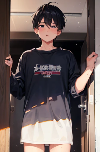 (((A cool but leaking male college student)))、(((Male college students who are cool but start leaking)))、layered clothes、creation、dust particles、smooth anime cg art、Cold、When I saw a boy next door, my crotch suddenly bulged.、The slut-like lewdness is so un...