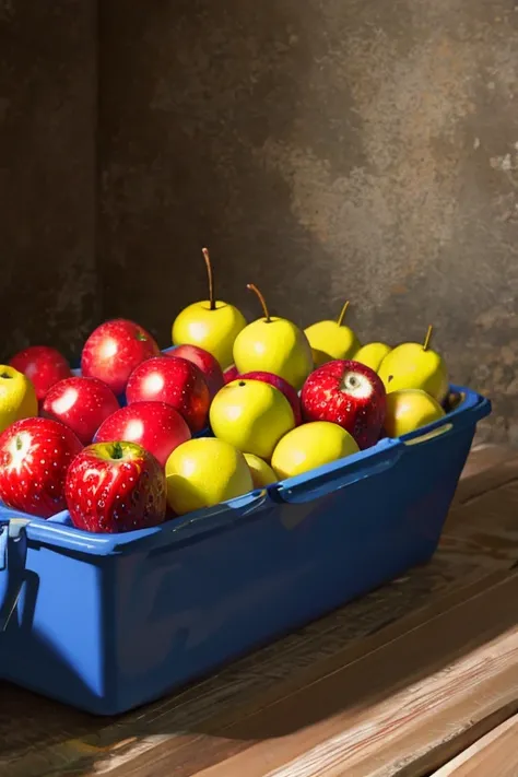 still life, few fruits