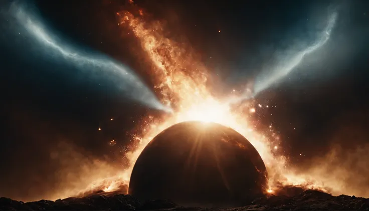 A galactical size explosion of massive proportions, flying left and right fire everywhere. Black holes sucking, people screaming, it’s the end of the world as we know it, it’s the end of the world as we know it and I feel fine.