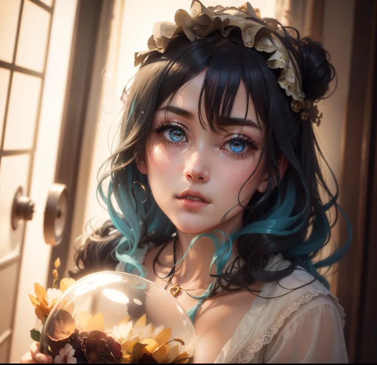 (masterpiece), (best quality), (ultra detailed),(disheveled hair),(illustration), (1girl), (Fashionable clothing), standing, Fashion model, looking at viewer, (interview), ( background),beautiful detailed eyes, delicate beautiful face, Floating,(high satur...